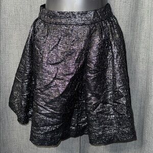Kate Spade Metallic Black Skirt
